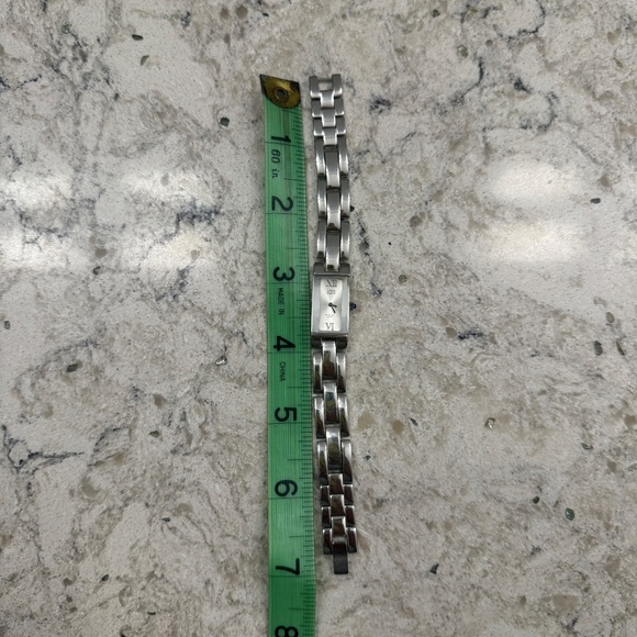 Pre- Owned Anne Klein Sterling Swiss Women's wristwatch rectangle face‎ - Picture 9 of 9